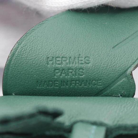 HERMES Green Leather Charm - Picture 4 of 7